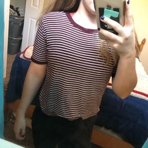 Maroon shirt